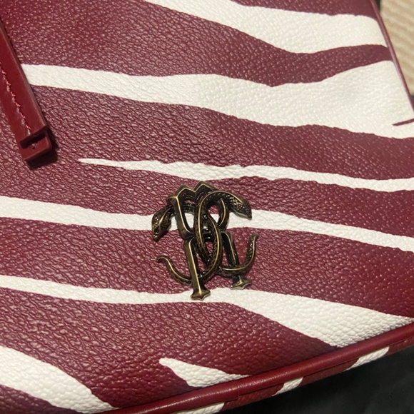 SOLDOUT New Roberto Cavalli Zebra Print Camera Bag Men - Picture 8 of 10